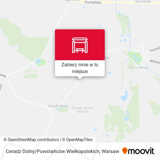 Mapa Ceradz Dolny / Powstańców Wielkopolskich