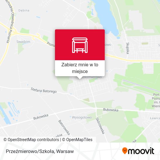 Mapa Przeźmierowo/Szkoła