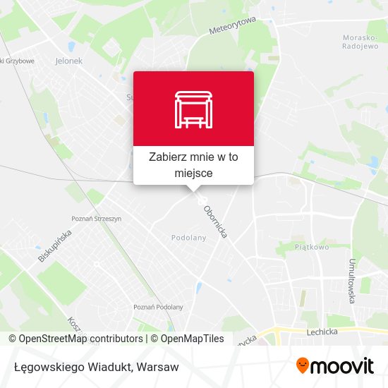 Mapa Łęgowskiego Wiadukt