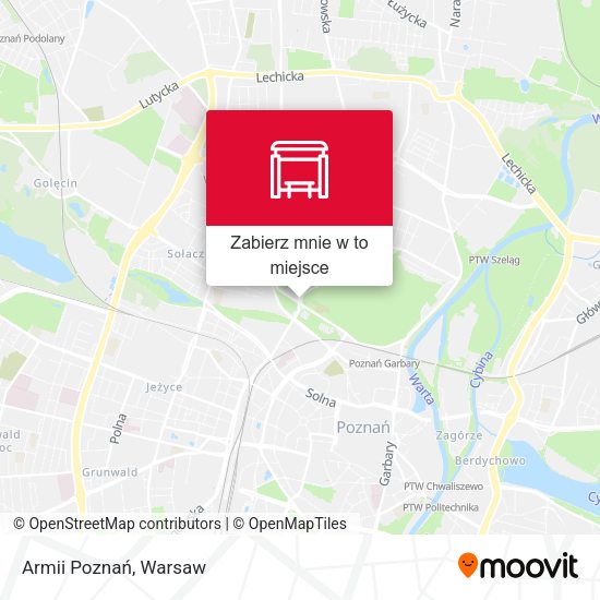 Mapa Armii Poznań