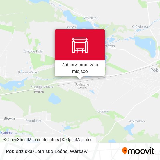 Mapa Pobiedziska/Letnisko Leśne