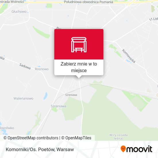 Mapa Komorniki/Os. Poetów