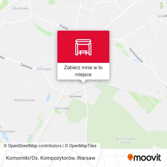 Mapa Komorniki/Os. Kompozytorów