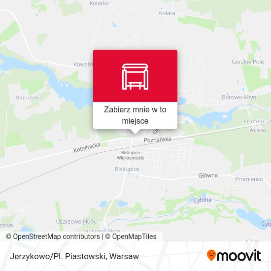 Mapa Jerzykowo/Pl. Piastowski