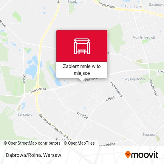 Mapa Dąbrowa/Rolna