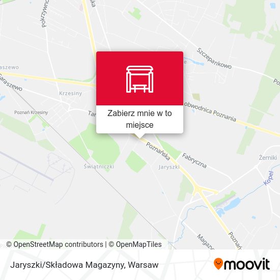 Mapa Jaryszki/Składowa Magazyny