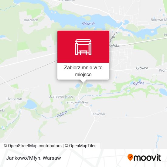 Mapa Jankowo/Młyn