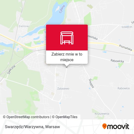 Mapa Swarzędz/Warzywna