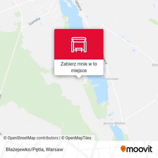 Mapa Błażejewko/Pętla