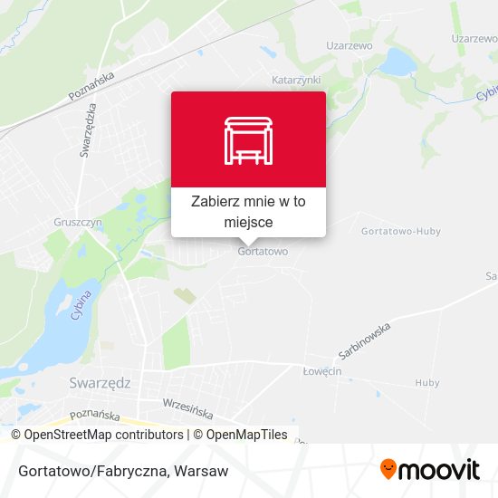 Mapa Gortatowo/Fabryczna