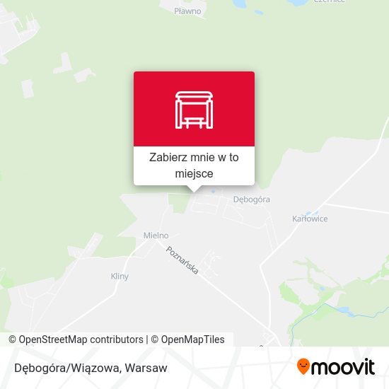 Mapa Dębogóra/Wiązowa