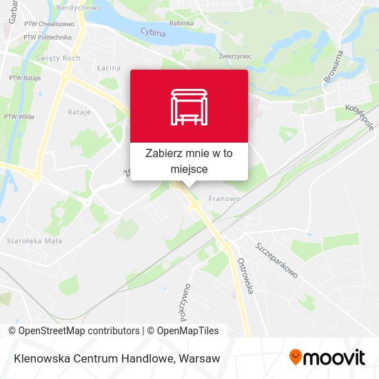 Mapa Klenowska Centrum Handlowe