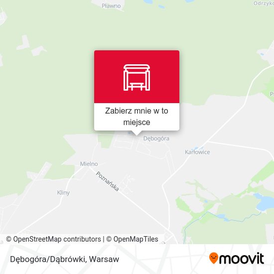 Mapa Dębogóra/Dąbrówki