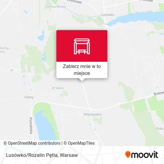 Mapa Lusówko/Rozalin Pętla