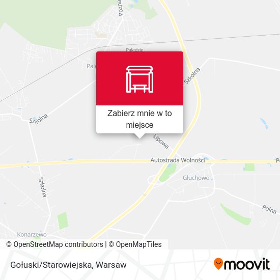 Mapa Gołuski/Starowiejska