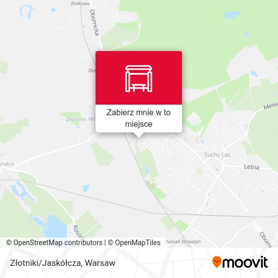 Mapa Złotniki/Jaskółcza