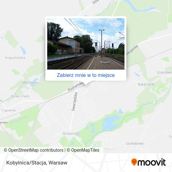 Mapa Kobylnica/Stacja