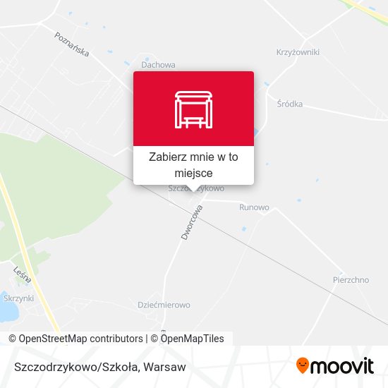 Mapa Szczodrzykowo/Szkoła