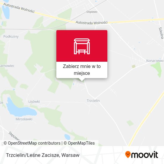 Mapa Trzcielin/Leśne Zacisze