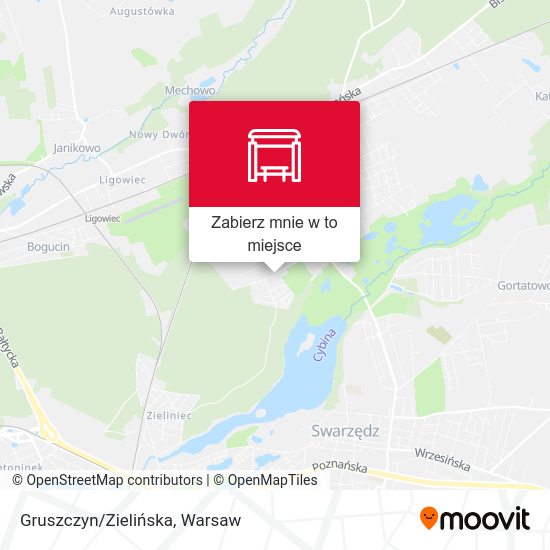 Mapa Gruszczyn/Zielińska