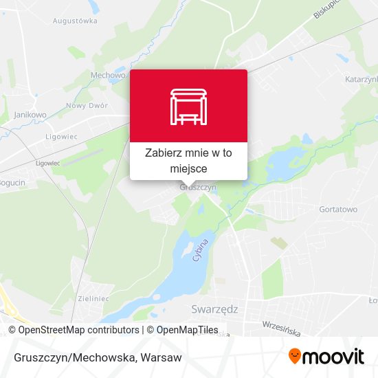 Mapa Gruszczyn/Mechowska