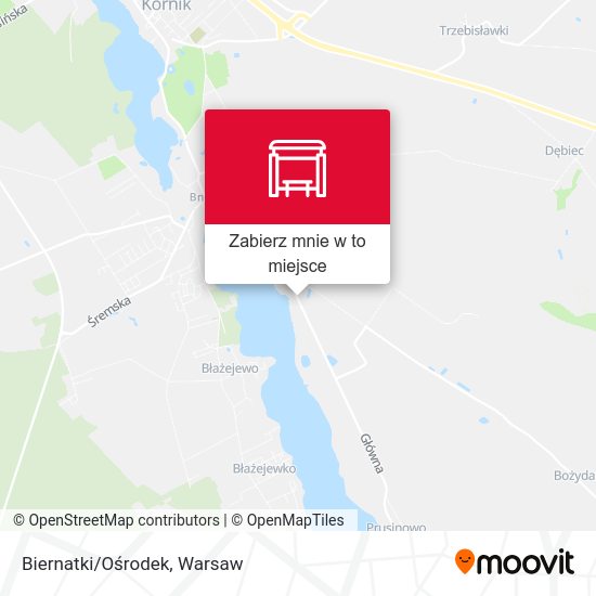 Mapa Biernatki/Ośrodek