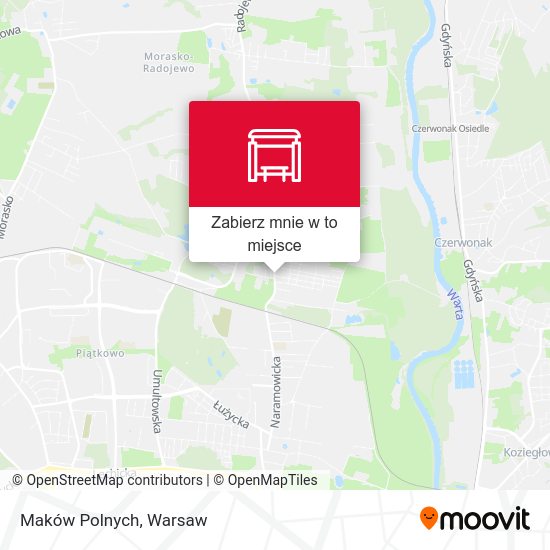 Mapa Maków Polnych