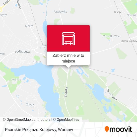 Mapa Psarskie Przejazd Kolejowy