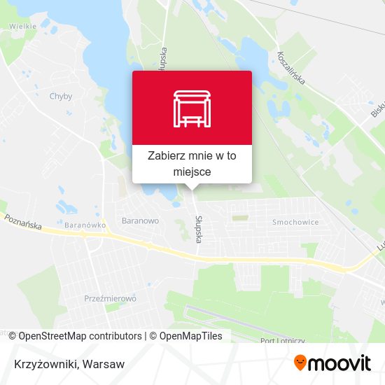 Mapa Krzyżowniki