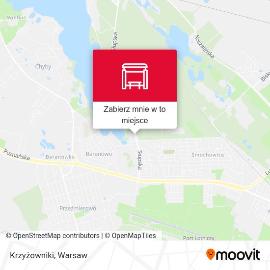 Mapa Krzyżowniki