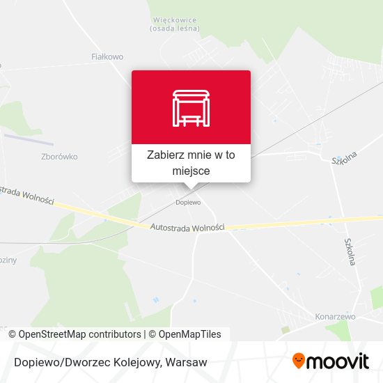 Mapa Dopiewo/Dworzec Kolejowy