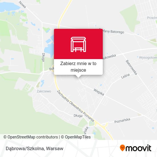 Mapa Dąbrowa/Szkolna