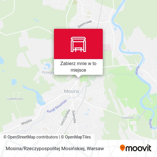 Mapa Mosina / Rzeczypospolitej Mosińskiej