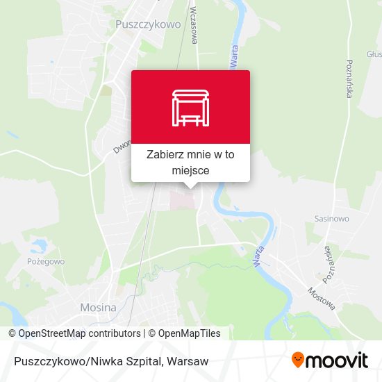 Mapa Puszczykowo/Niwka Szpital