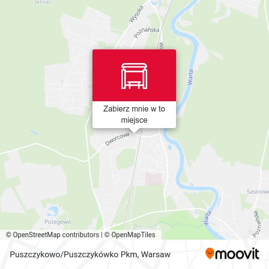 Mapa Puszczykowo/Puszczykówko Pkm