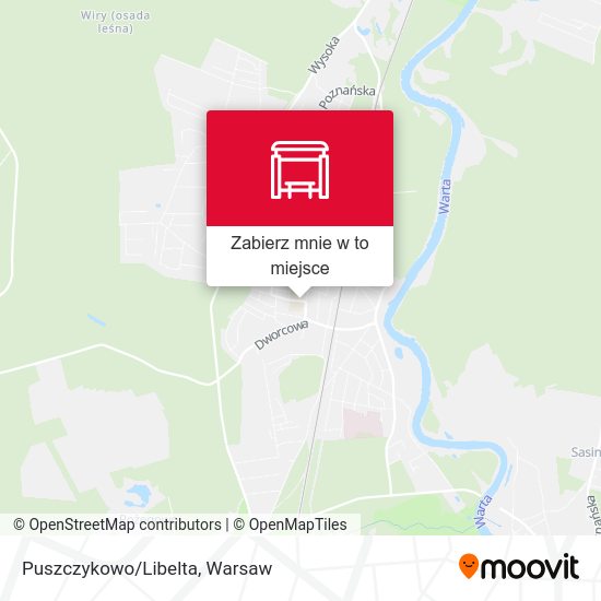 Mapa Puszczykowo/Libelta