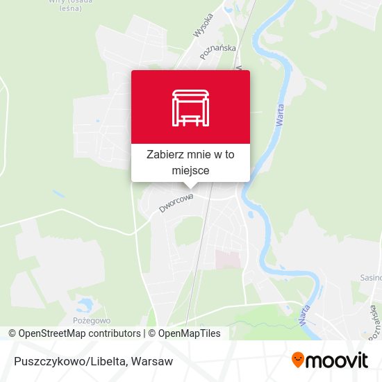 Mapa Puszczykowo/Libelta