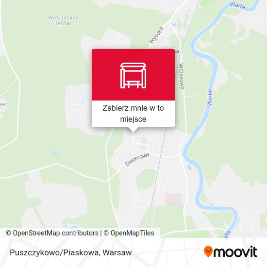 Mapa Puszczykowo/Piaskowa