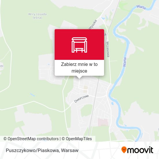 Mapa Puszczykowo/Piaskowa