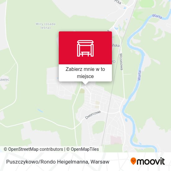 Mapa Puszczykowo/Rondo Heigelmanna