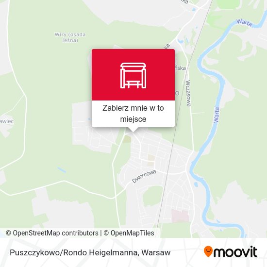 Mapa Puszczykowo/Rondo Heigelmanna