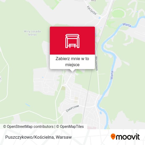 Mapa Puszczykowo/Kościelna