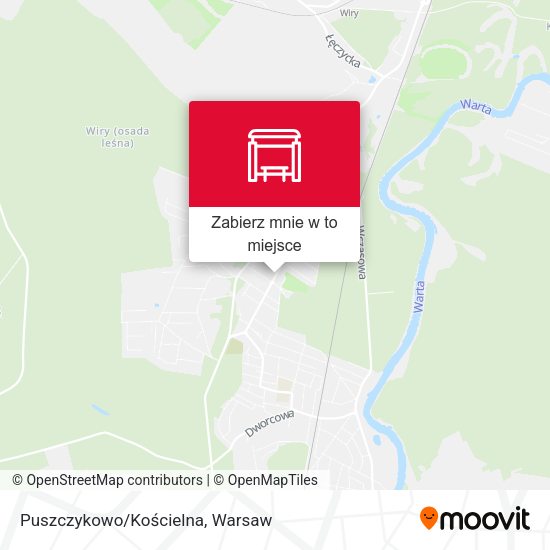 Mapa Puszczykowo/Kościelna