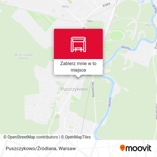 Mapa Puszczykowo/Źródlana