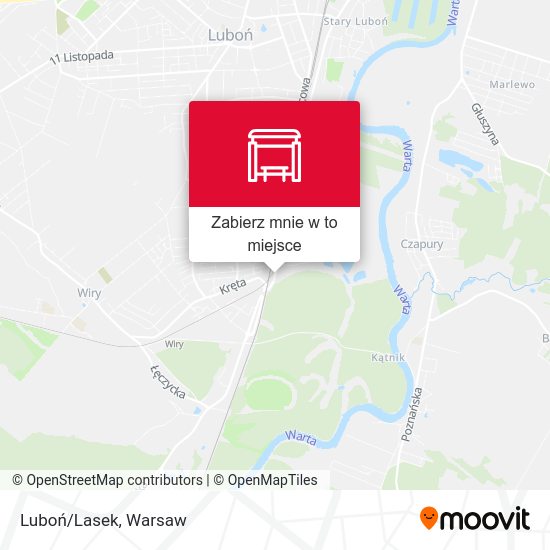 Mapa Luboń/Lasek