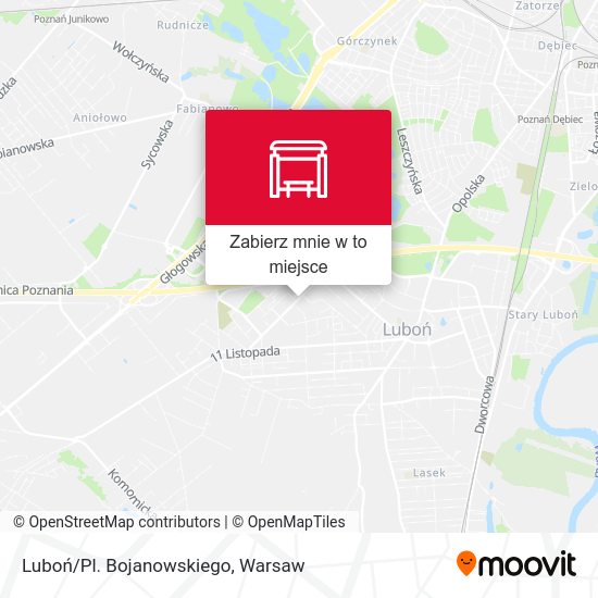 Mapa Luboń/Pl. Bojanowskiego