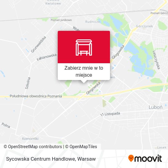 Mapa Sycowska Centrum Handlowe