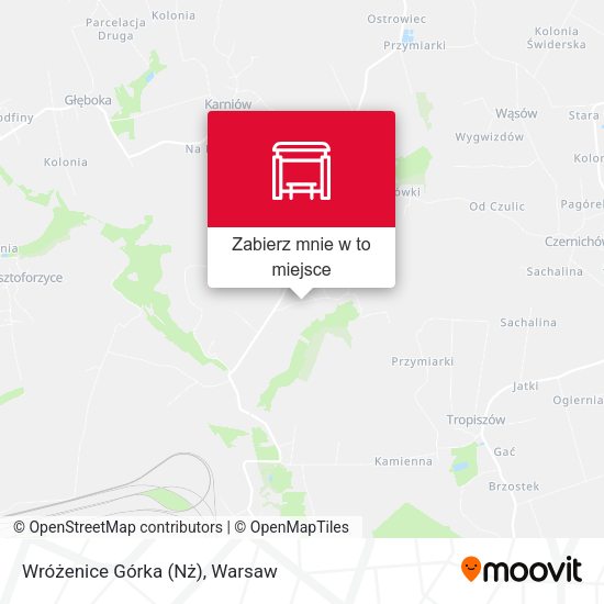 Mapa Wróżenice Górka (Nż)