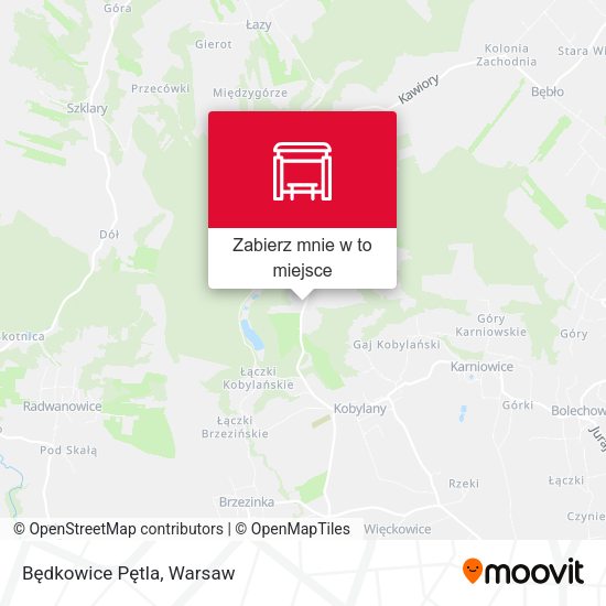 Mapa Będkowice Pętla