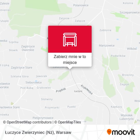 Mapa Łuczyce Zwierzyniec (Nż)